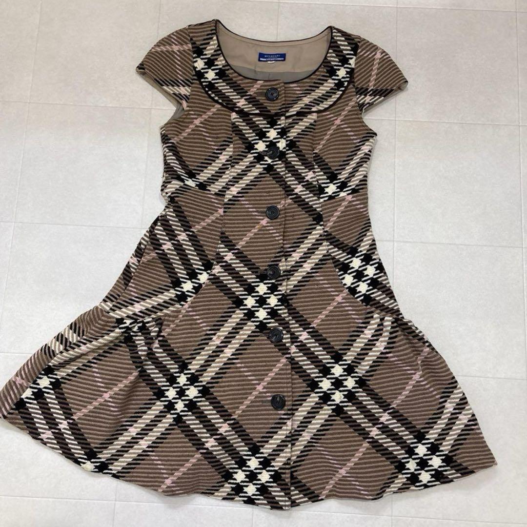 BURBERRY バーバリー ブルーレーベル ノバチェックワンピース