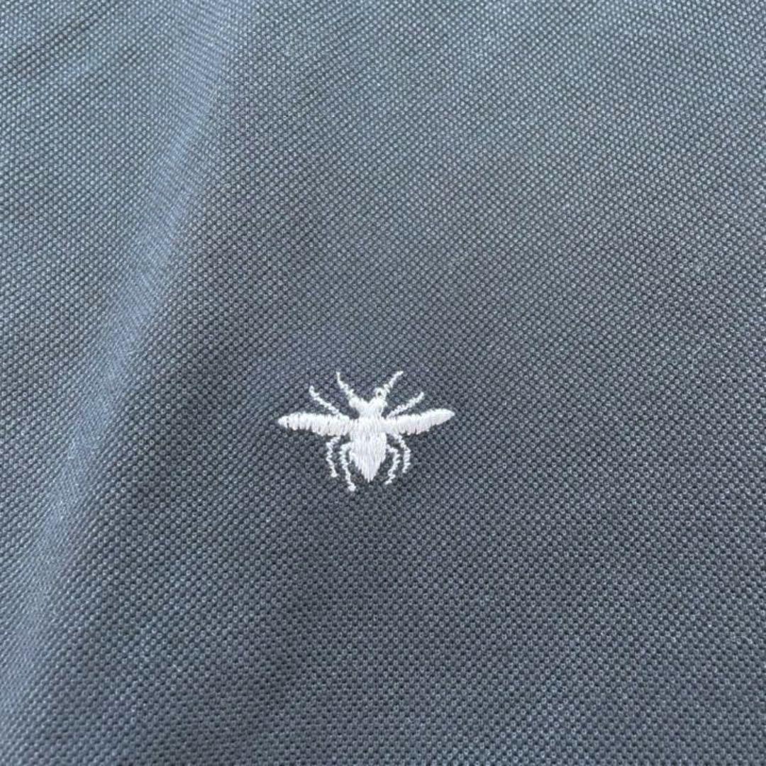 Dior HOMME BEE 蜂刺繍 ポロシャツ ライン 黒 イタリア製 | www