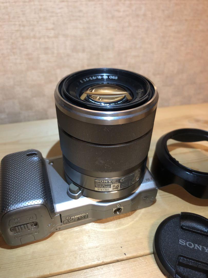 SONY α NEX-5N ミラーレスSEL1855レンズ バッテリー 充電器付