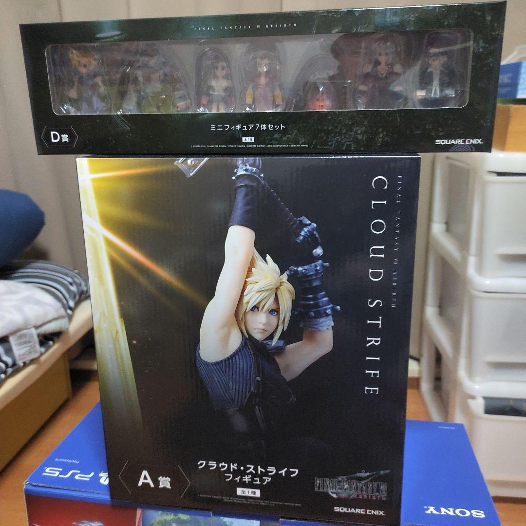 FF7 くじ　スクエニくじ　ミニフィギュア　A賞　クラウド