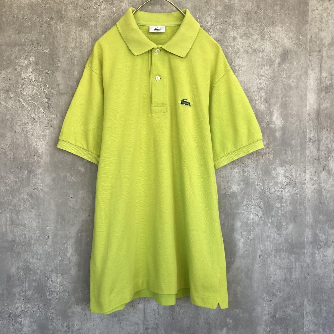 【日本製】LACOSTE 半袖 ポロシャツ ワニ 古着 ユニセックス