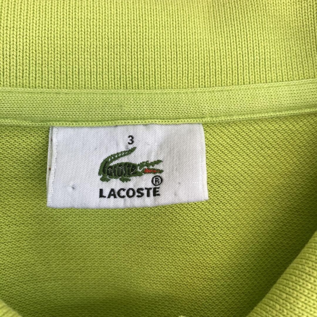【日本製】LACOSTE 半袖 ポロシャツ ワニ 古着 ユニセックス