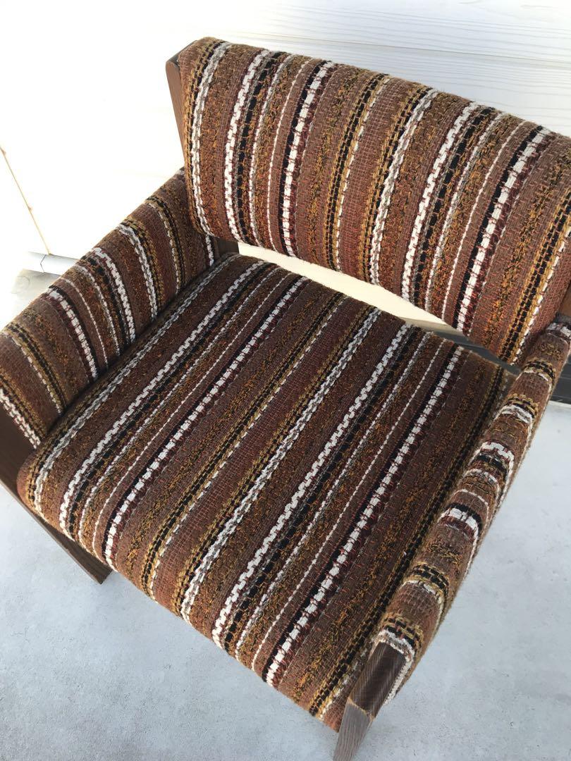 レトロ布張りダイニングチェア アメリカヴィンテージ家具