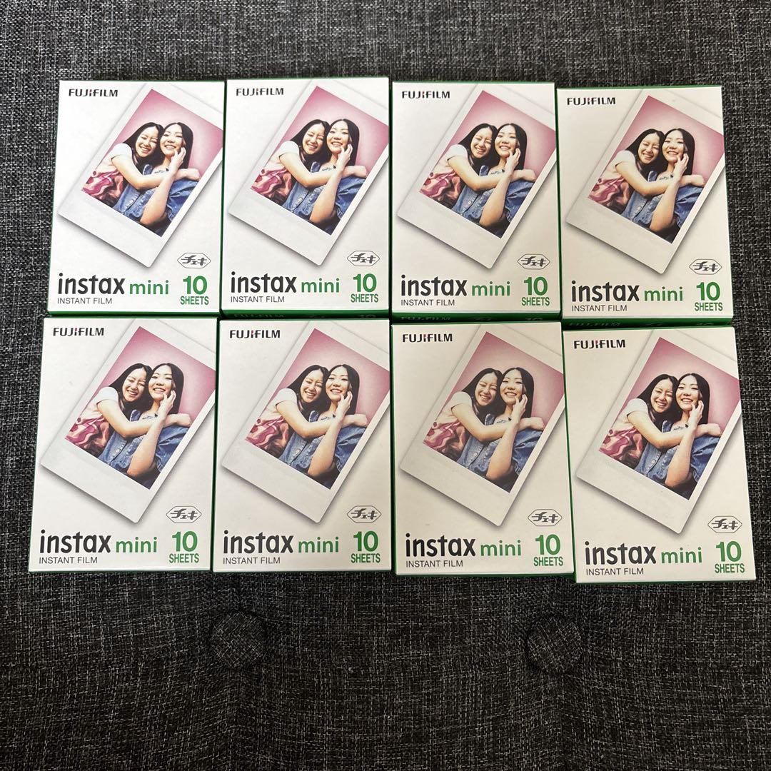 フジフィルム インスタントカメラ チェキ用フィルム 10枚入り 8個セット