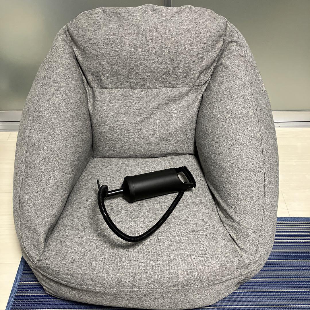 無印良品 空気でできたソファ グレー