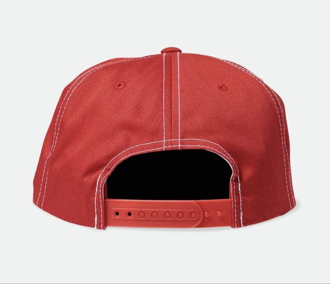 【新品未使用】BRIXTON GRADE HP SNAPBACK CAP RED