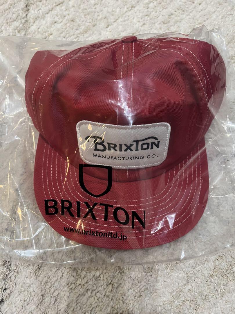 【新品未使用】BRIXTON GRADE HP SNAPBACK CAP RED