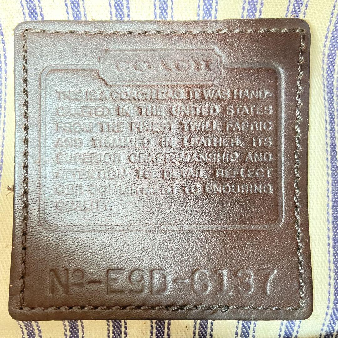 COACH コーチ ハンドバッグ キャンバス グレー チャーム 6137