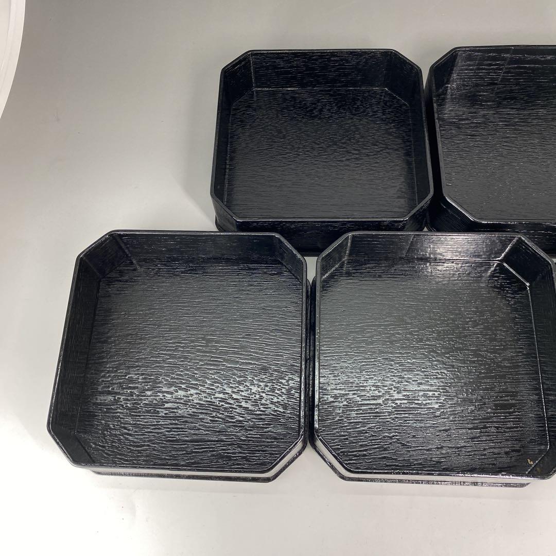 新品箱入 茶道具 柿合 一ヶ折重 縁高 5重 サン蓋付 重箱 菓子器 天然木 新品箱入 茶道具 柿合 一ヶ折重 縁高 5重 サン蓋付 重箱 菓子器
