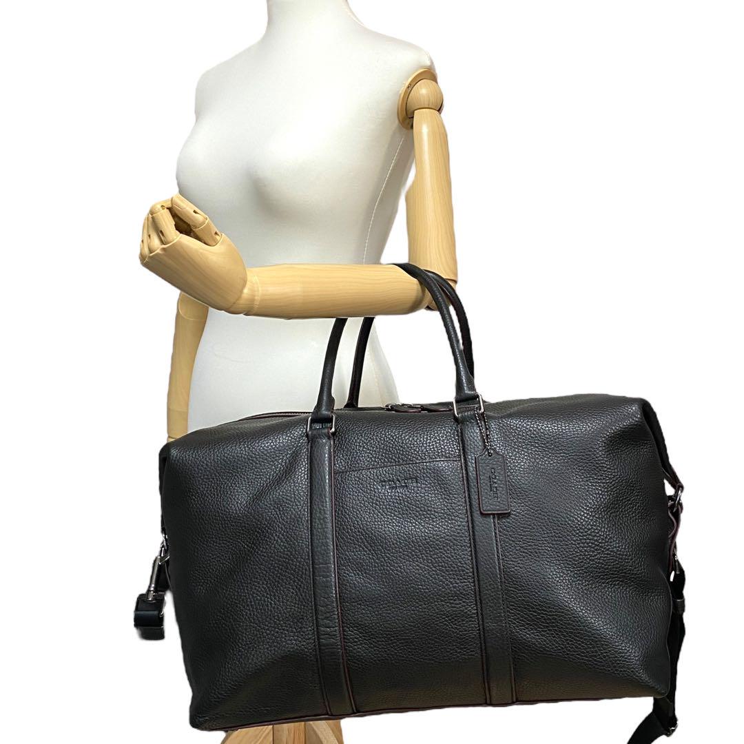 未使用級　coach コーチ　2WAY ボストンバッグ　ショルダー　トレッカー