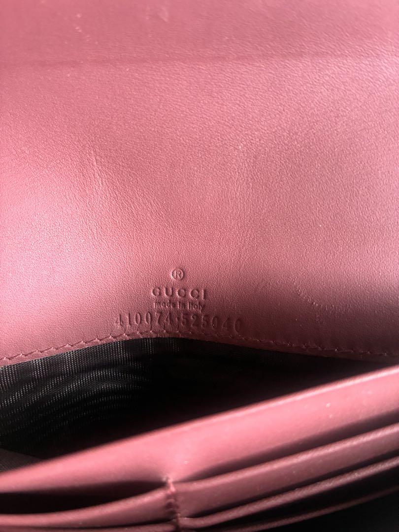GUCCI 花柄　長財布　美品