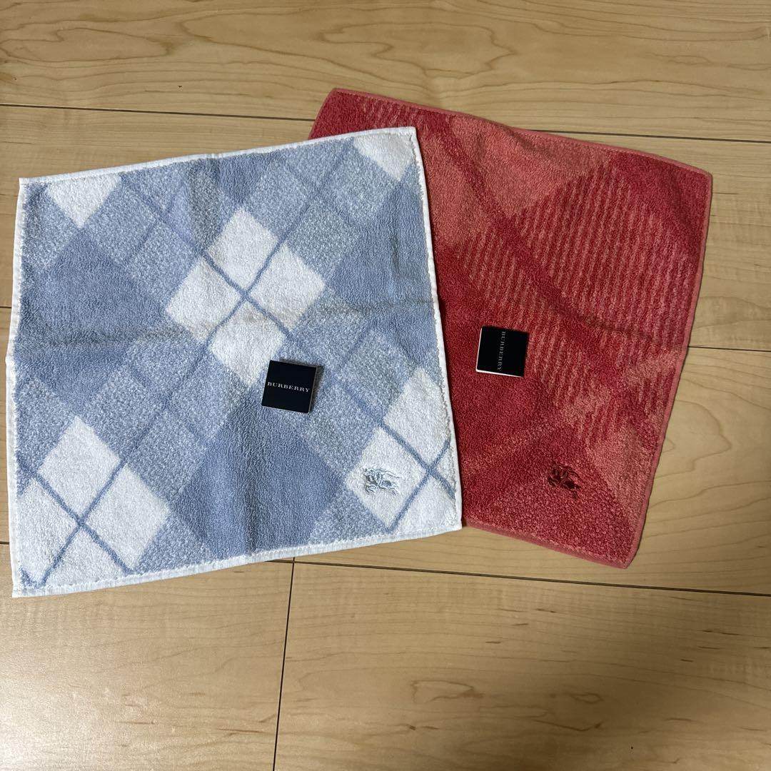 お値引❌ バーバリー ハンドタオル2枚セット