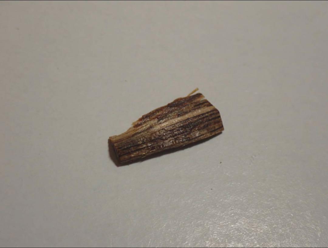 伊達家伝来「柴舟」一木四銘　0.16g　古代名香　香木　香道　沈香　香道具　伽羅