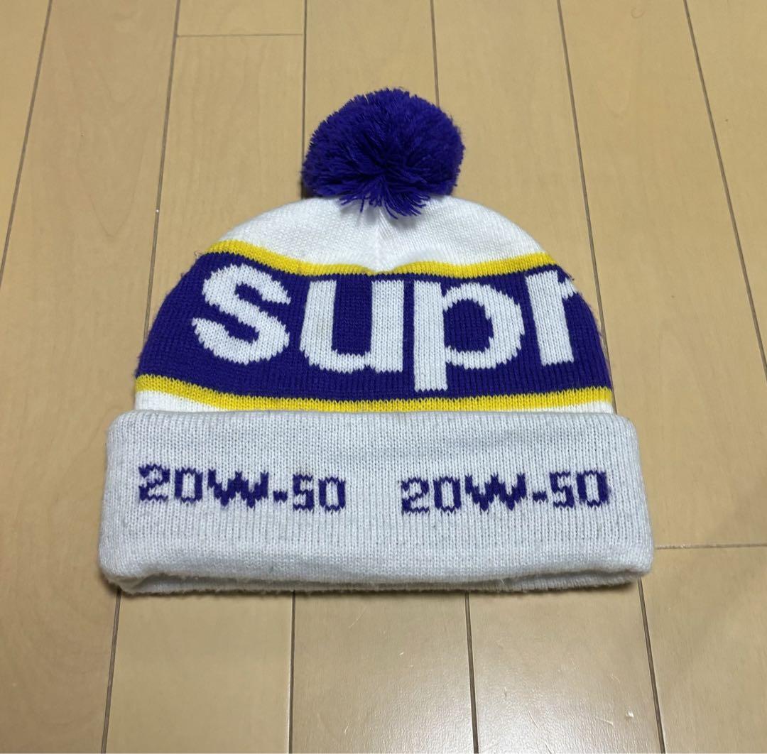 supreme  ボンボンビーニー  ニット帽  (レア)