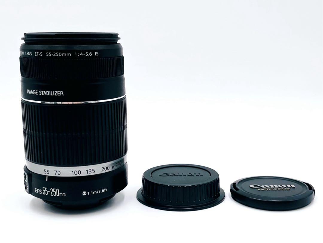 【極美品】Canon 望遠ズームレンズ EF-S 55-250mm IS