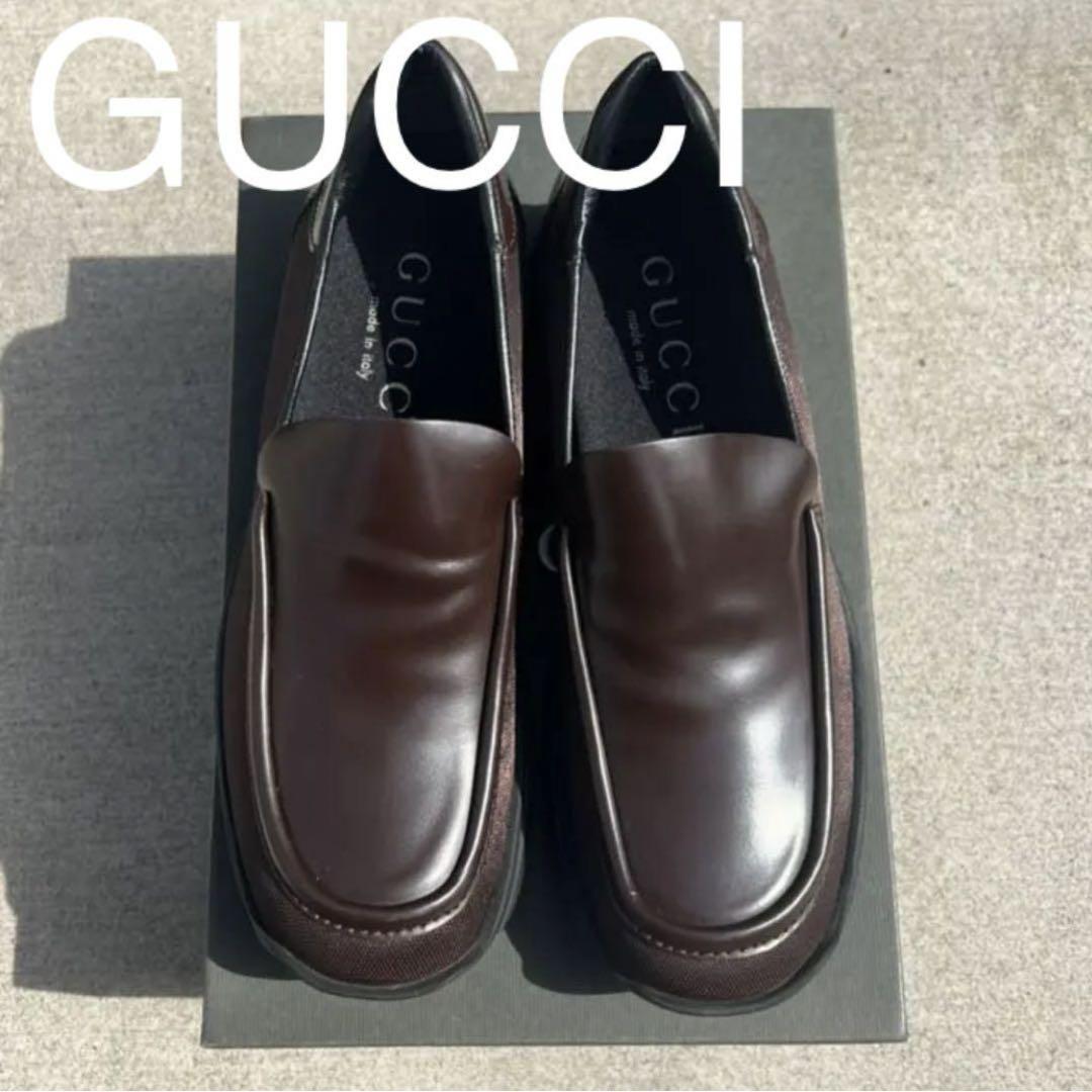 【未使用品・超レア・箱付き】GUCCI ローファー　スニーカーソールローファー