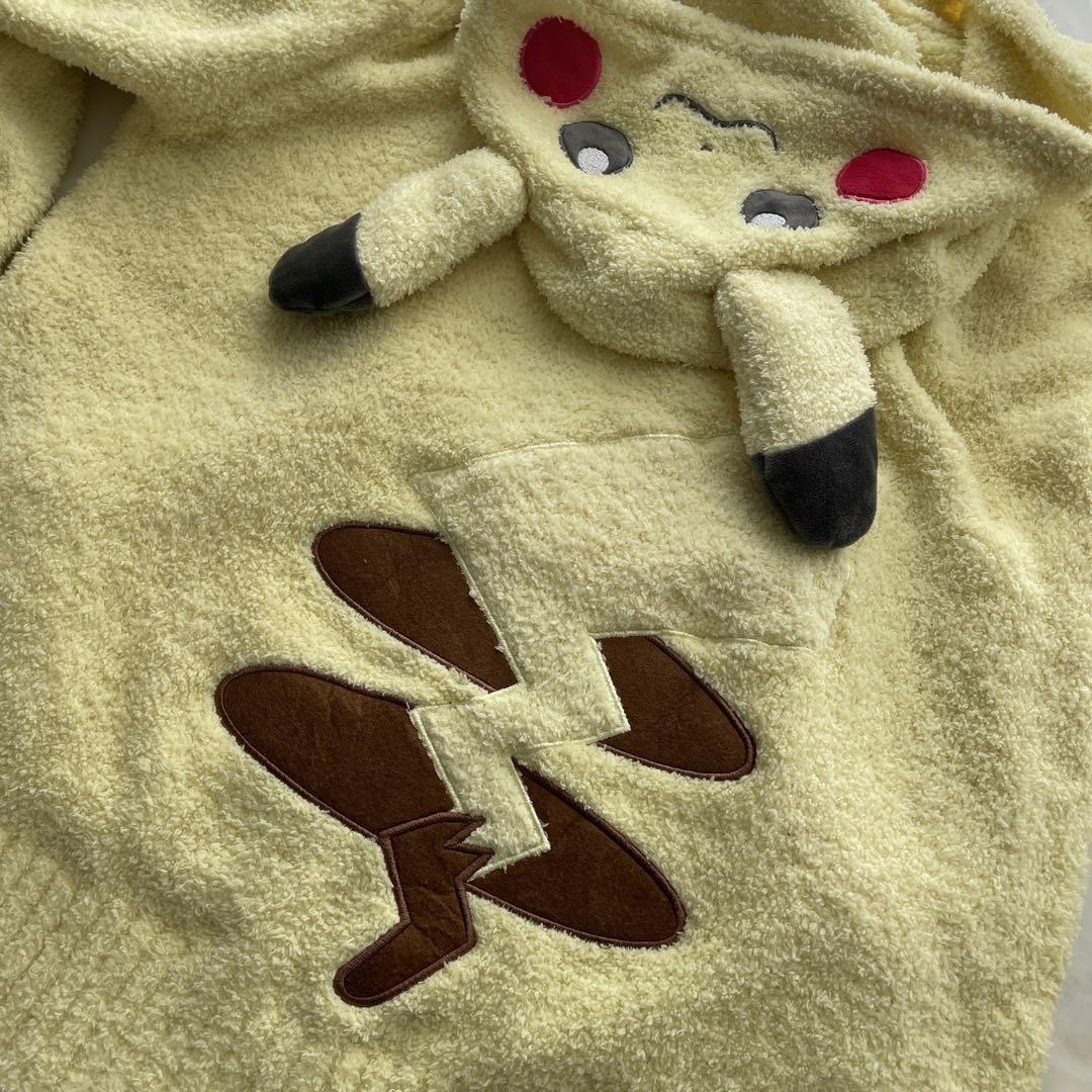 もこもこ ピカチュウ耳つきパーカー - メルカリ