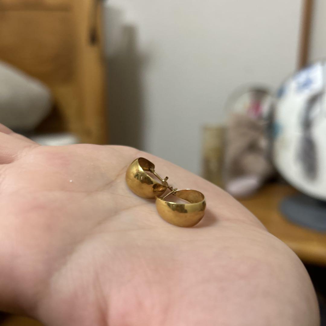 ゴールド 18金 純金ピアス