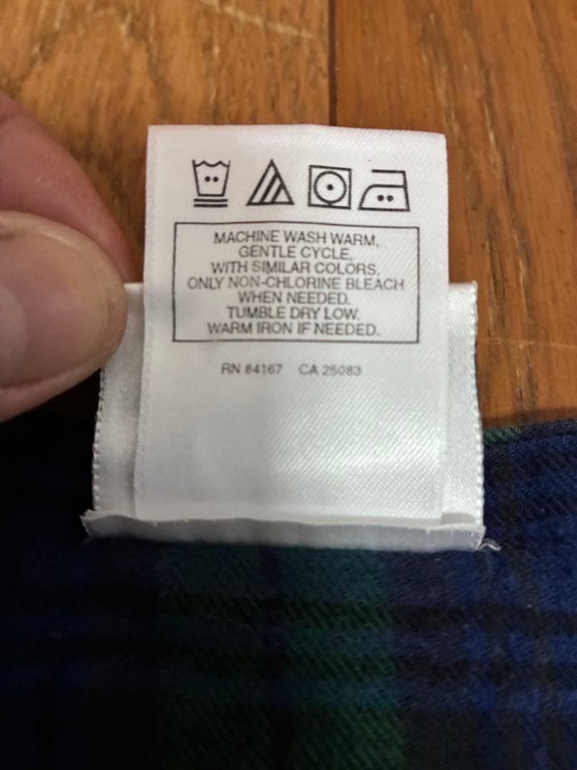 ヴィンテージ/ディズニーワールド・ティガー/チェックフランネルパジャマ/シャツ