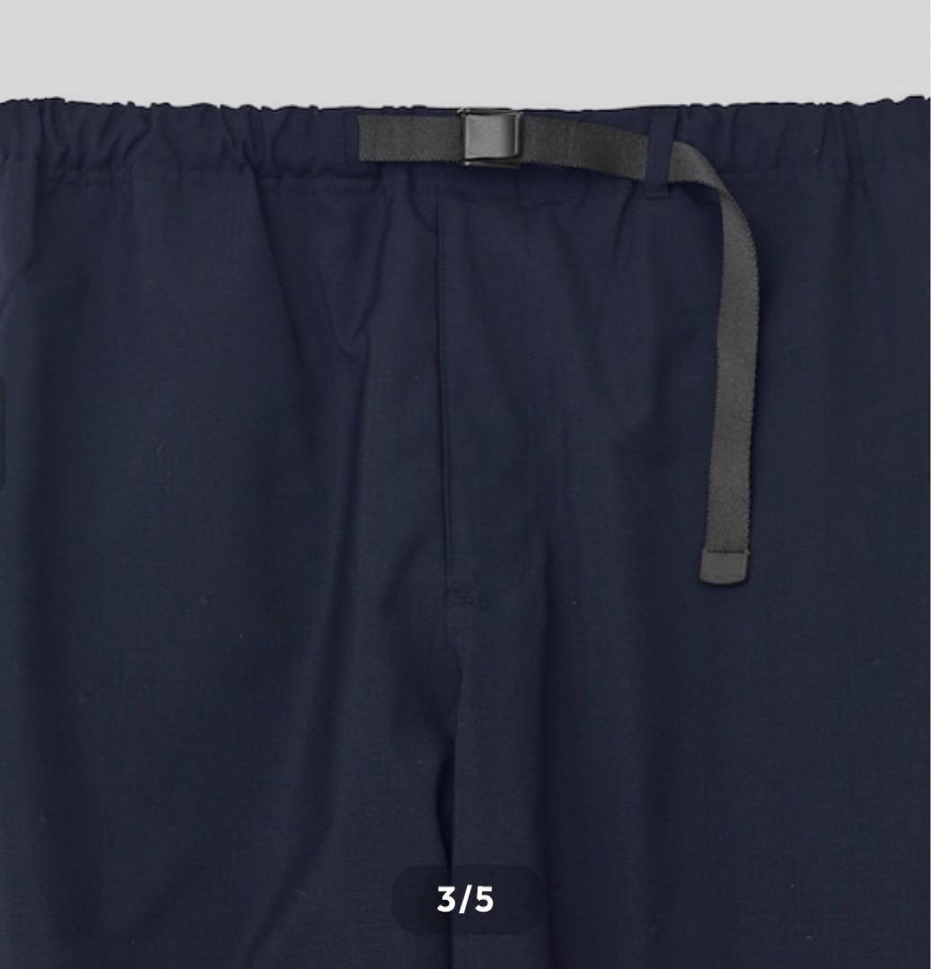 ennoy WOOL BLEND RIP STOP EASY PANTS
