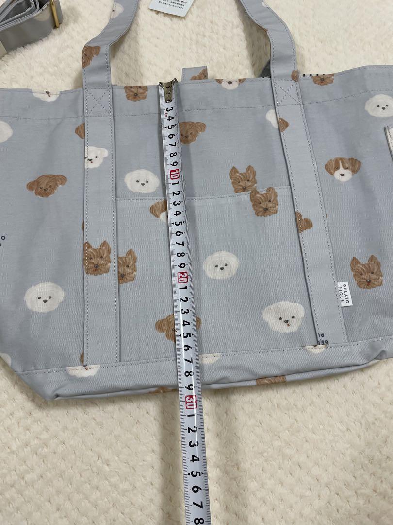 【未使用タグ付き】メレンゲドッグ マザーズバッグ ブルー