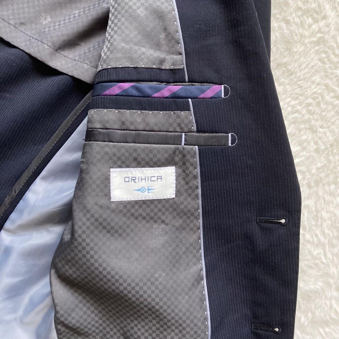 ✨極美品✨ オリヒカ　2パンツ　ソロテックス　A6　セットアップスーツ　濃紺　L