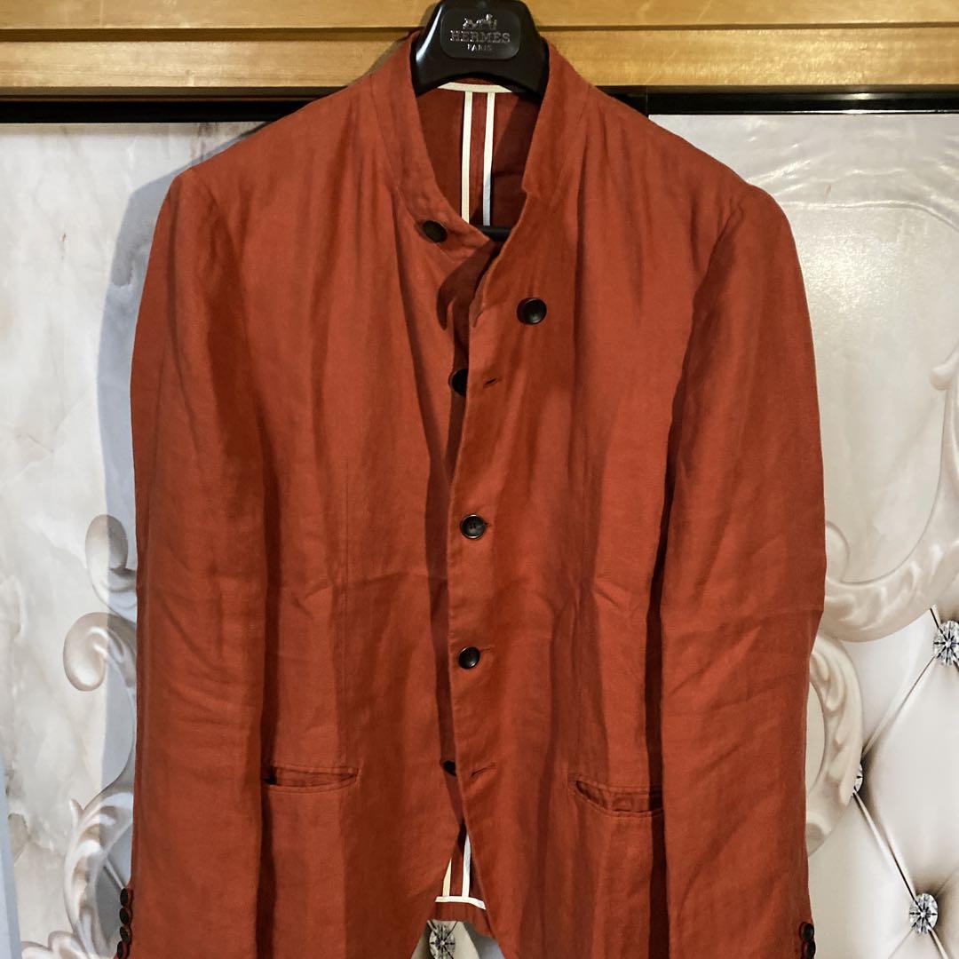 【再入荷！】 armani リネン ジャケット 54 ジャケット・アウター