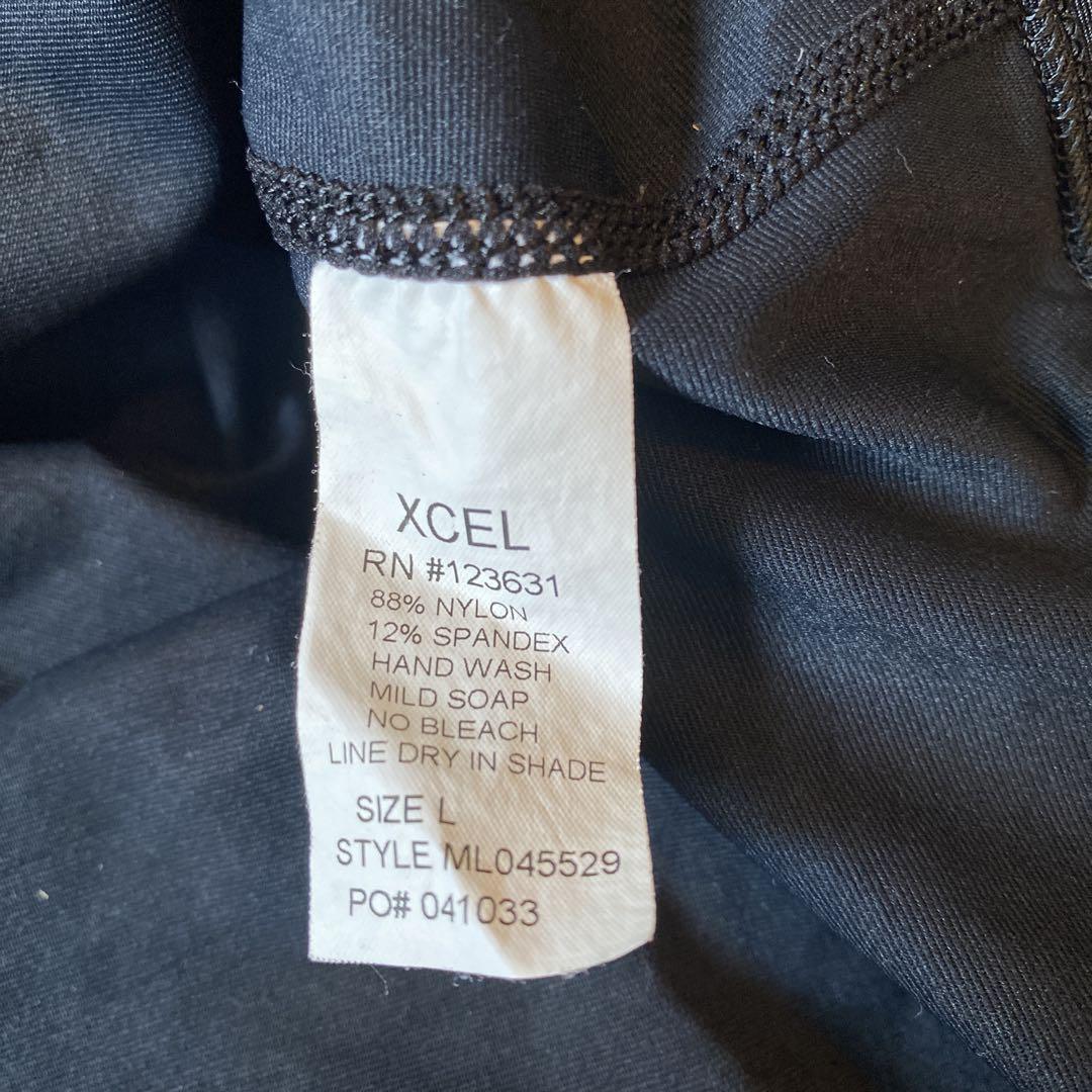 XCEL PRO ハイネックラッシュガード L・クイックシルバーL