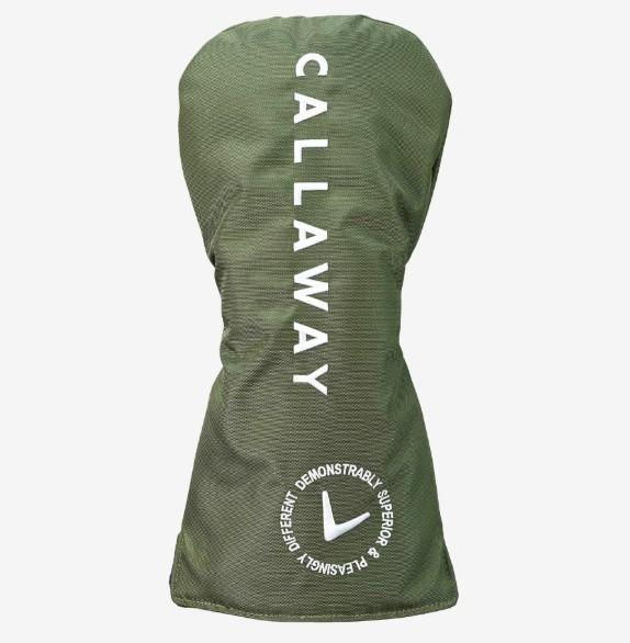【限定】CALLAWAY ドライバー ヘッドカバー カーキ
