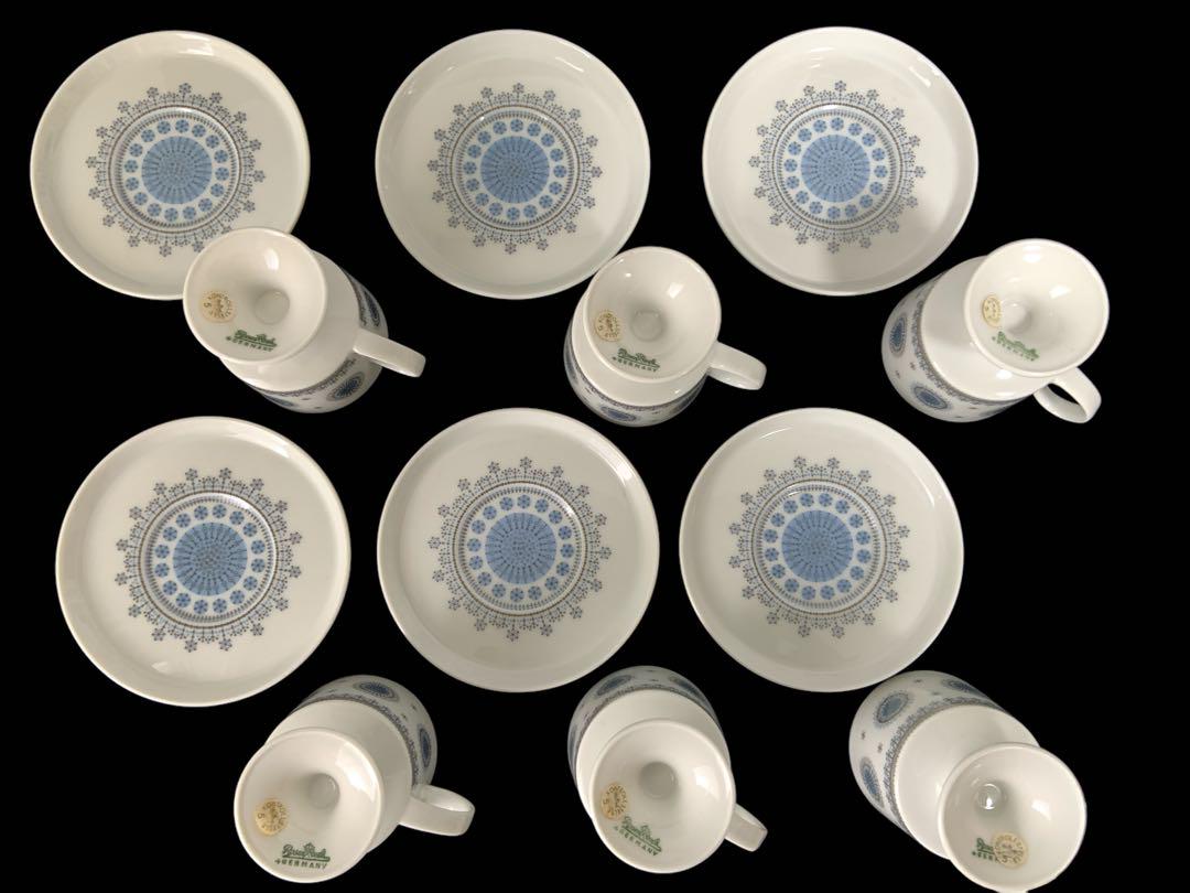 ☆未使用 ローゼンタール 雪の結晶 デミタスカップ 6客 コーヒーセット 画像3