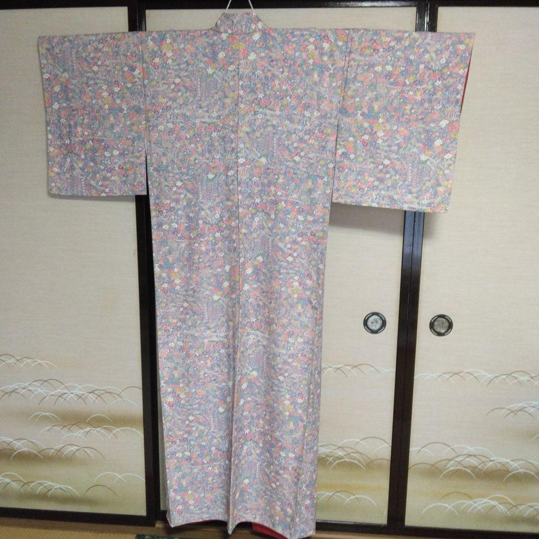 20-60代 人気ファッションブランド 小花柄染め小紋/着物 着物・浴衣
