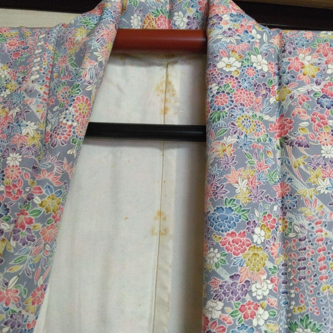 小花柄染め小紋/着物