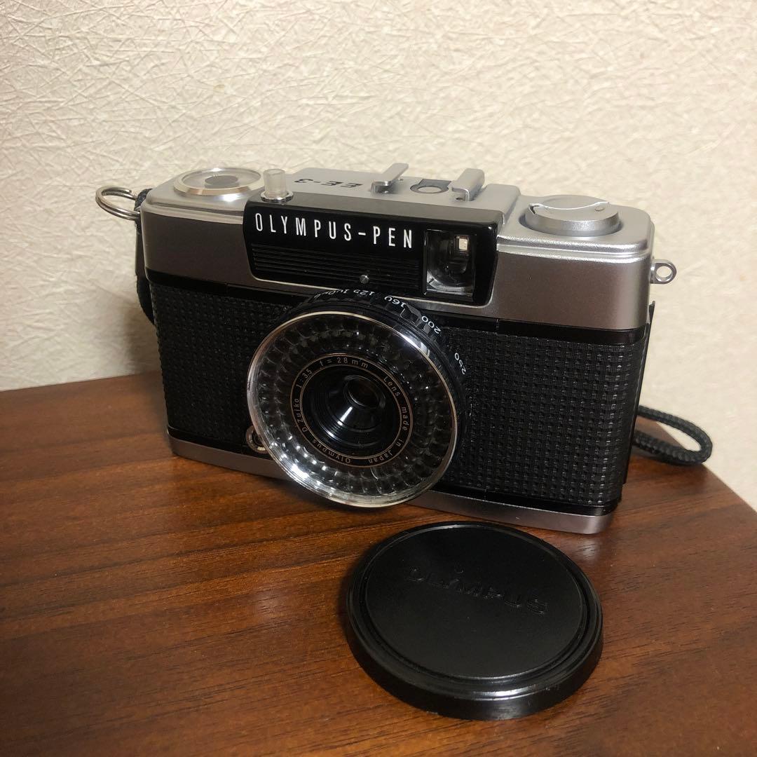 美品 OLYMPUS PEN EE-3 フィルムカメラ ハーフカメラ