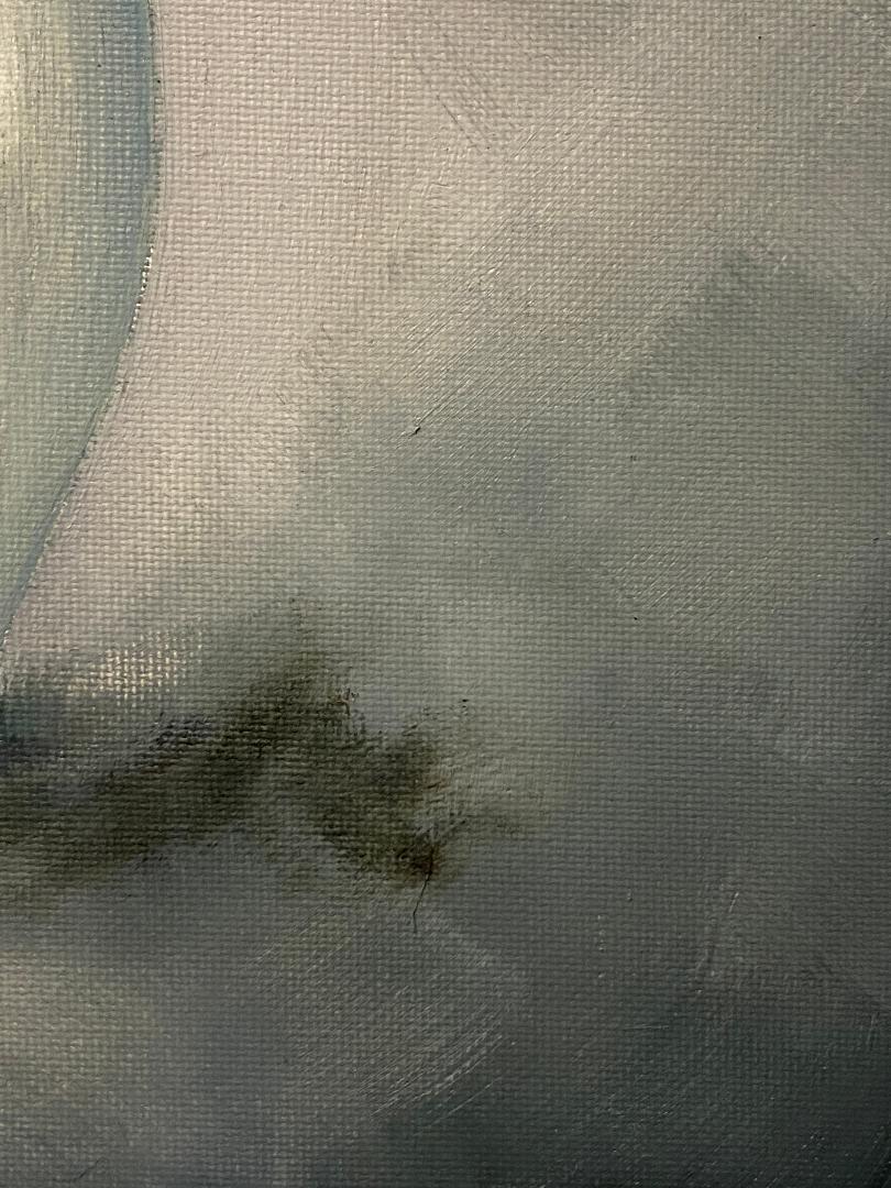 「真作」田宮博夫「ばら」静物画　油彩画　額装　サイン有り　F6号