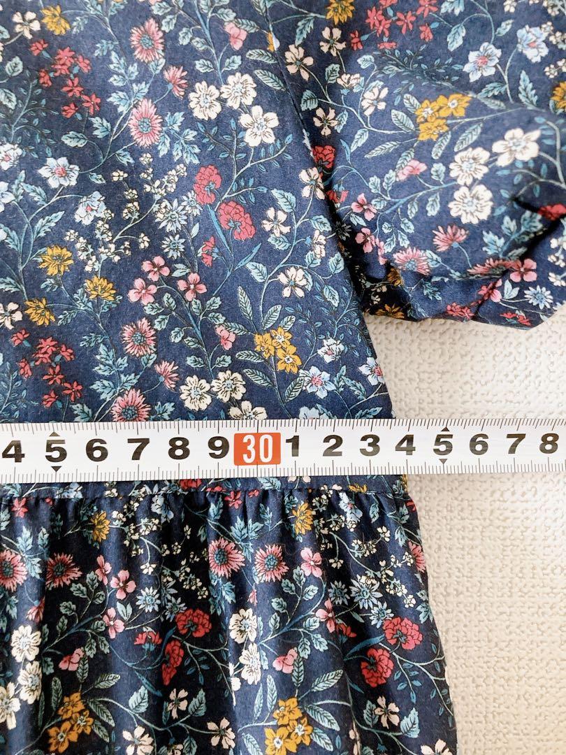 COMME CA FILLE  小花柄ワンピース COMME CA FILLE（コムサ・フィユ） 小花柄シャツワンピース