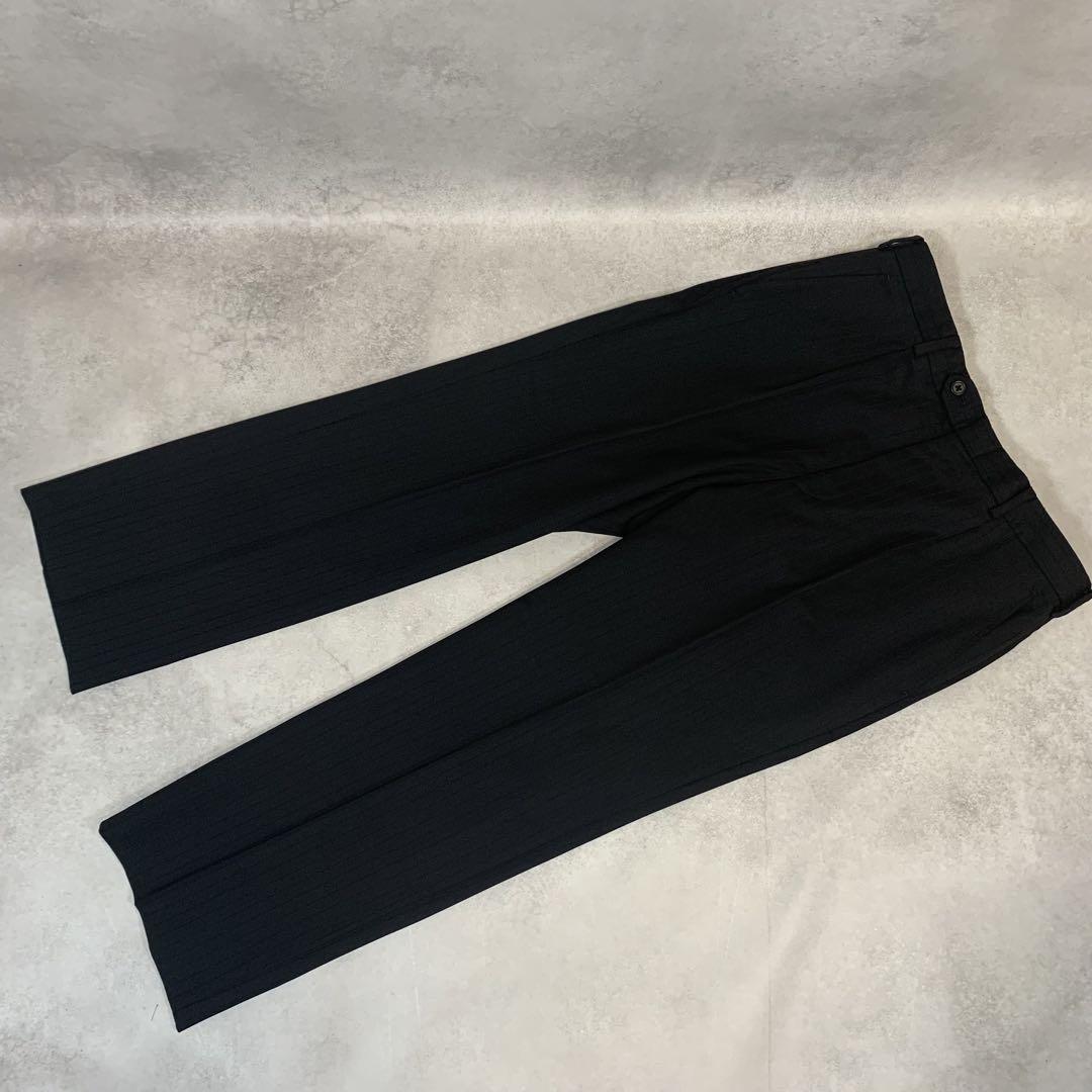 marie claier homme ダークグレー　ストライプ柄　スーツ　AB5