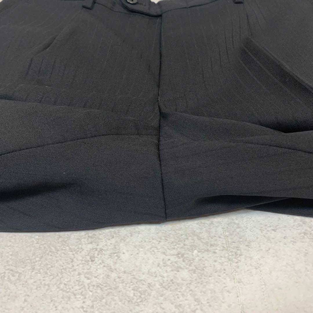 marie claier homme ダークグレー　ストライプ柄　スーツ　AB5
