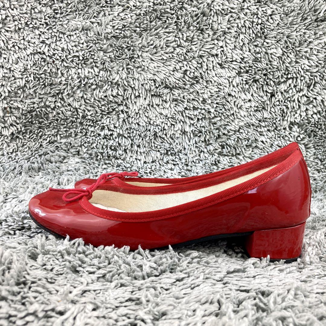 ✨良品✨レペット　カミーユ　レッド　repetto 赤 バレエ