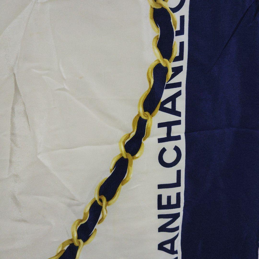 ✿正規CHANELシャネル マトラッセ柄シルク100大判スカーフ✿