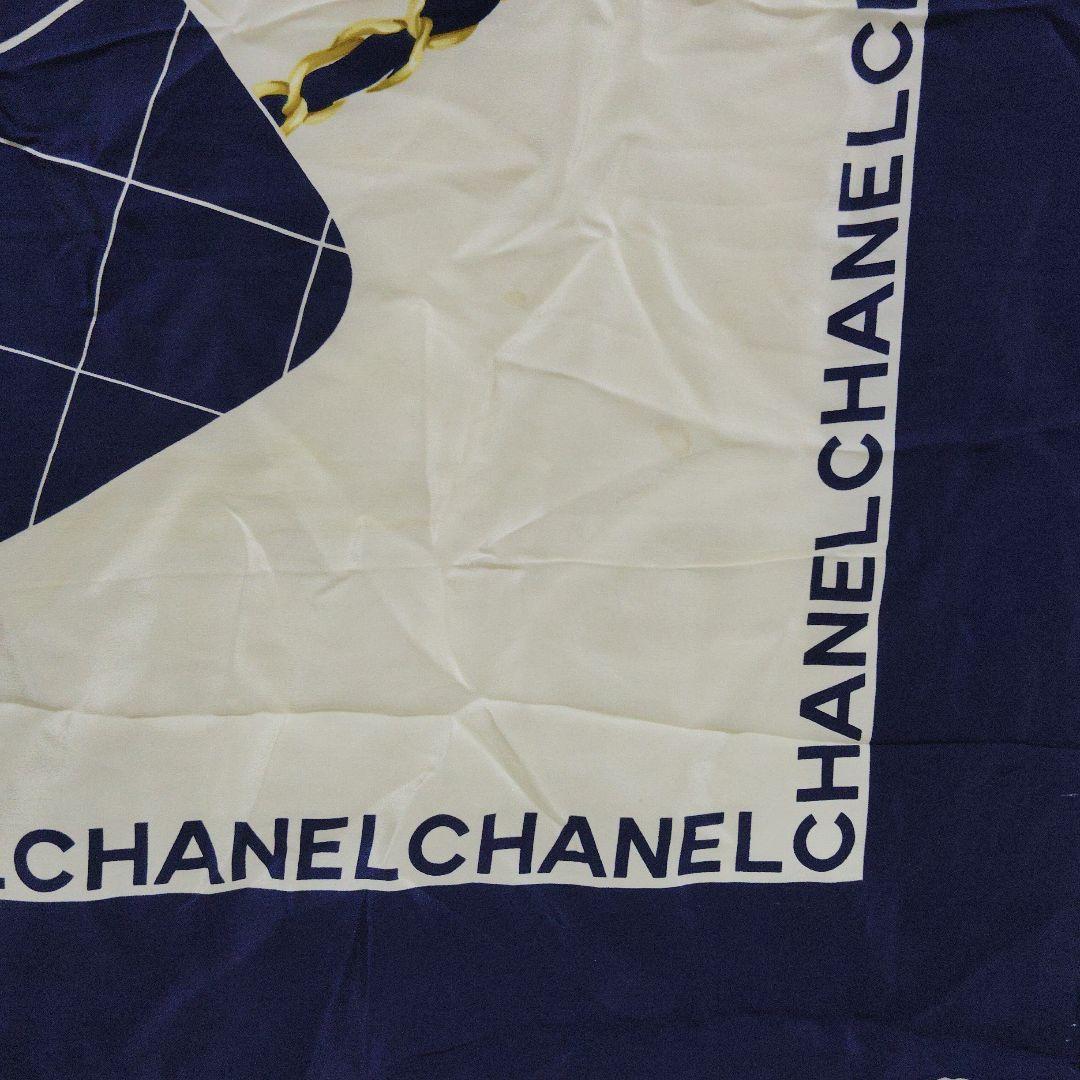 ✿正規CHANELシャネル マトラッセ柄シルク100大判スカーフ✿