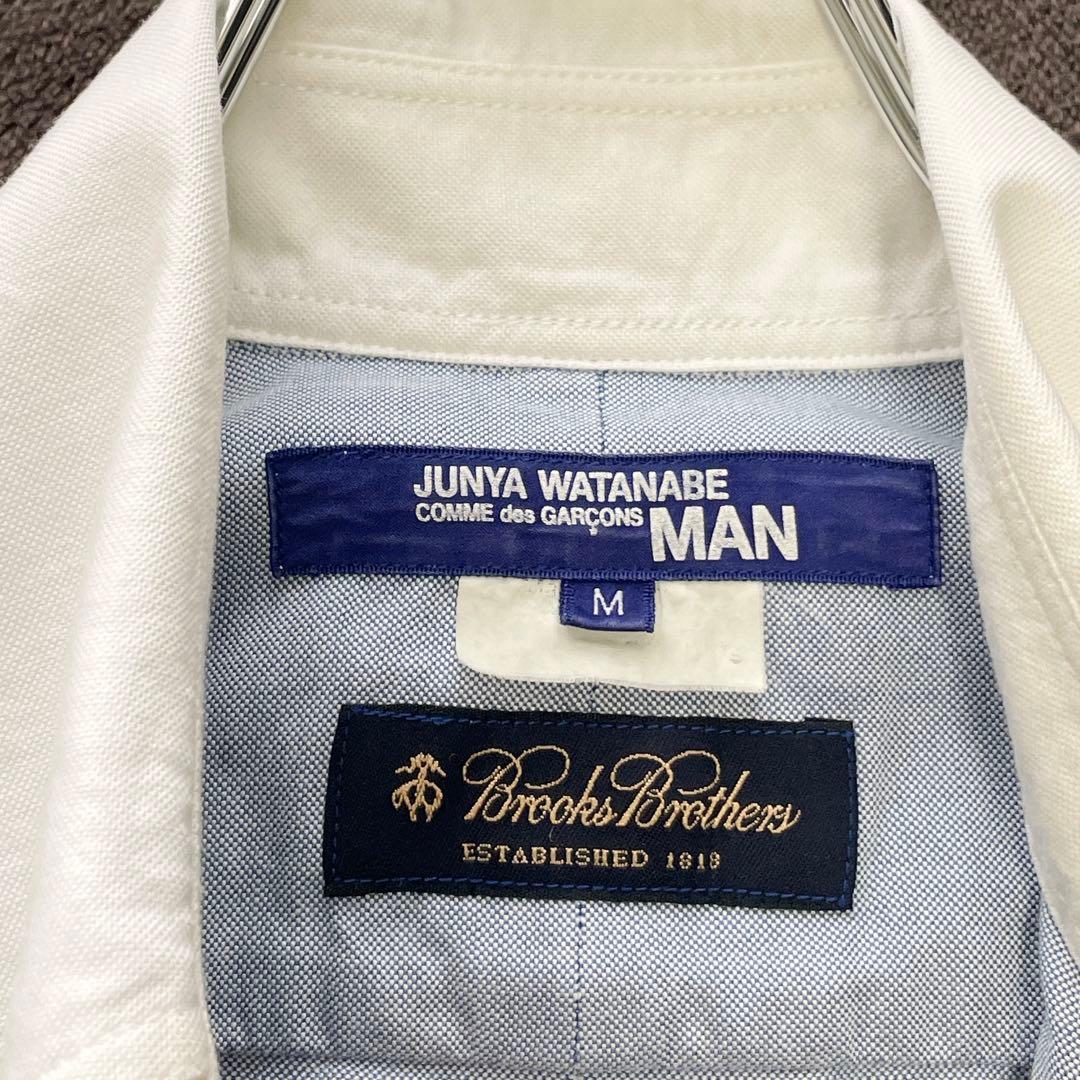 ジュンヤワタナベ×ブルックスブラザーズ オックスフォードシャツ ブルー M ジュンヤワタナベ×ブルックスブラザーズ オックスフォードシャツ ブルー M