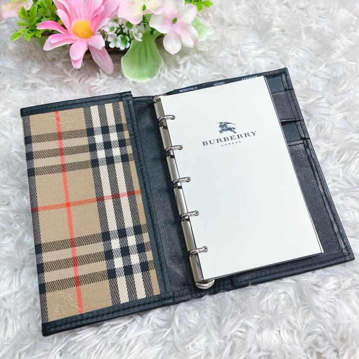 フォロー 新品 手帳カバー ノバチェック シャドーホース 49ZVH-m29685265918 BURBERRY LONDON またはあっ