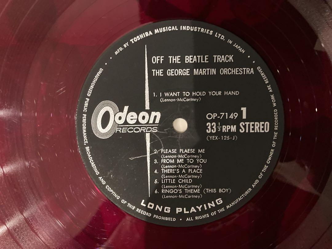 GEORGE MARTIN / OFF THE BEATLES TRACK 赤盤 GEORGE MARTIN / OFF THE BEATLES TRACK 赤盤 - メルカリ