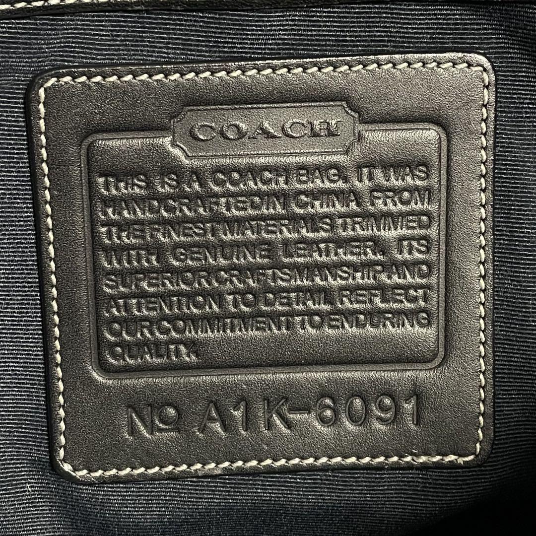 ✨極美品✨COACH シグネチャー キャンバス×レザー ワンショルダーバッグ