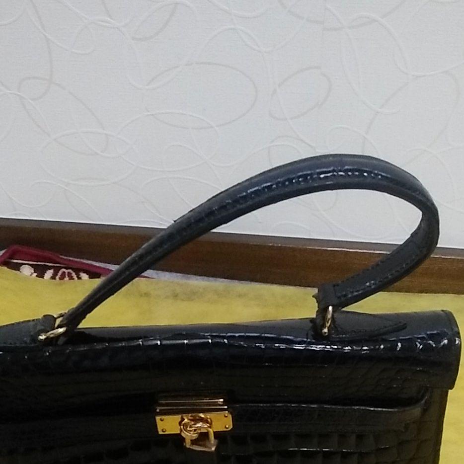 ワニ革バック