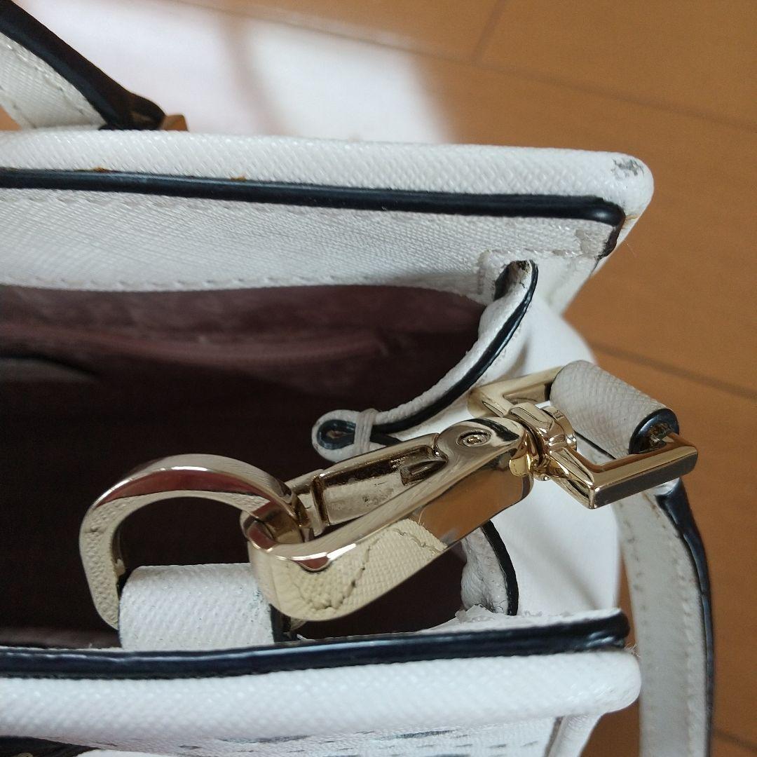 パンチングバッグ❣️【kate spade】ケイトスペード　 ホワイト カバン