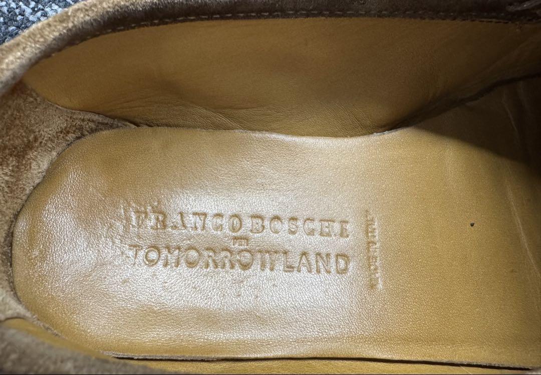 FRANCO BOSCHI×TOMORROWLAND スエードビットローファー