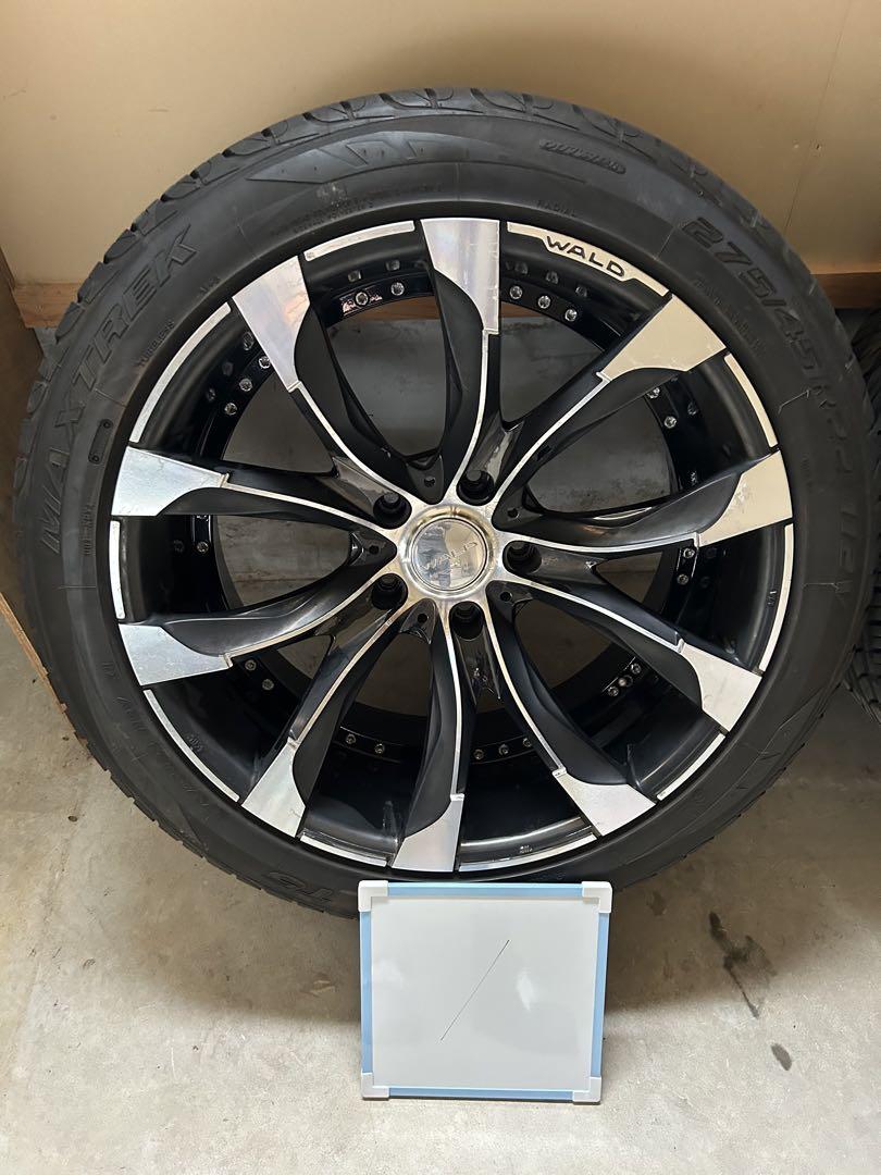 WALD JARRET 275/45R22 タイヤセット