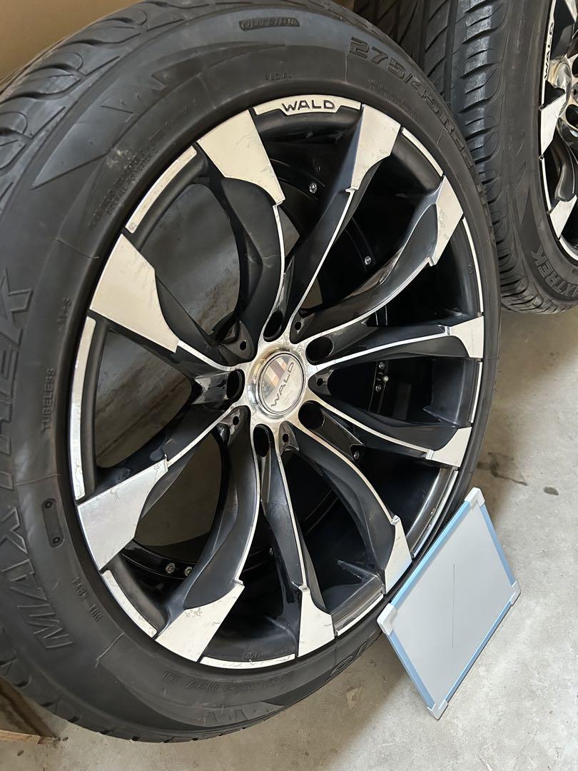 WALD JARRET 275/45R22 タイヤセット