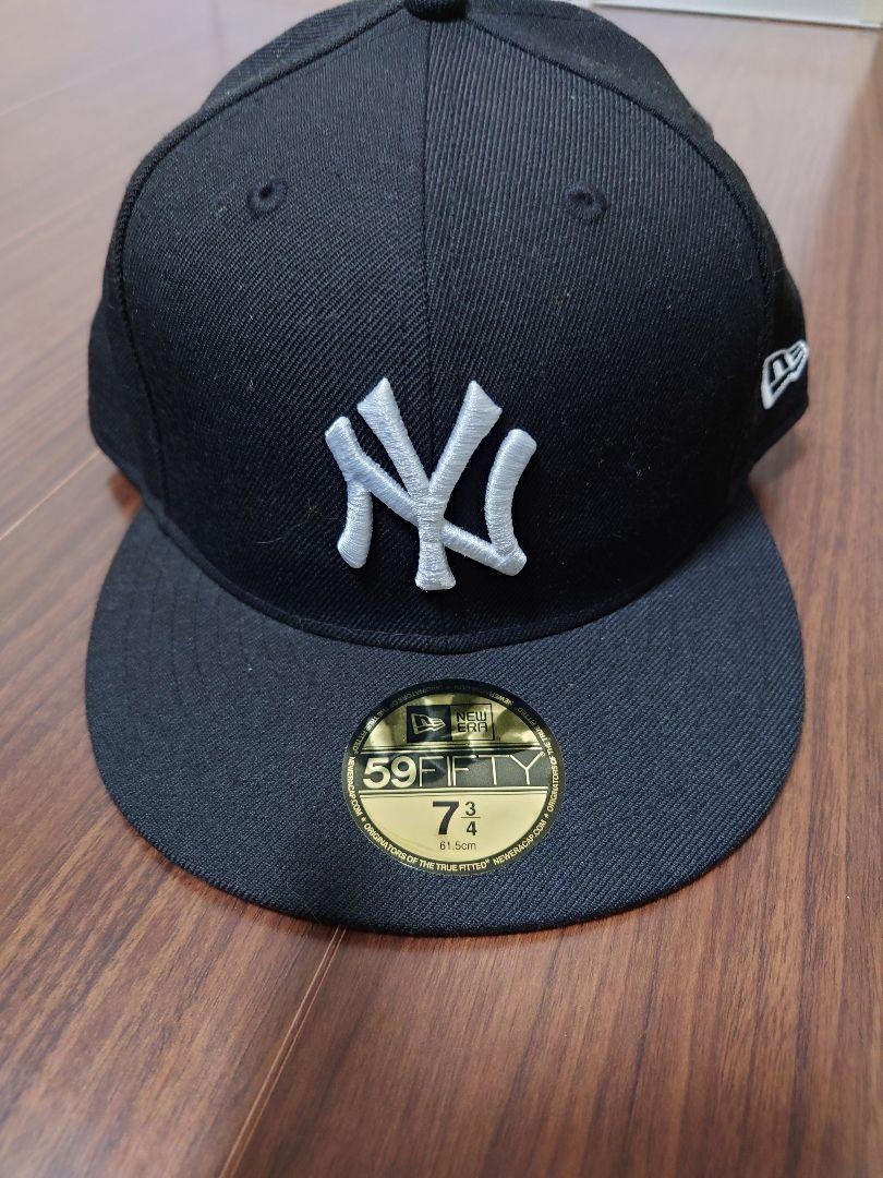 Supreme 59FIFTY ブラックキャップ 7 1/4